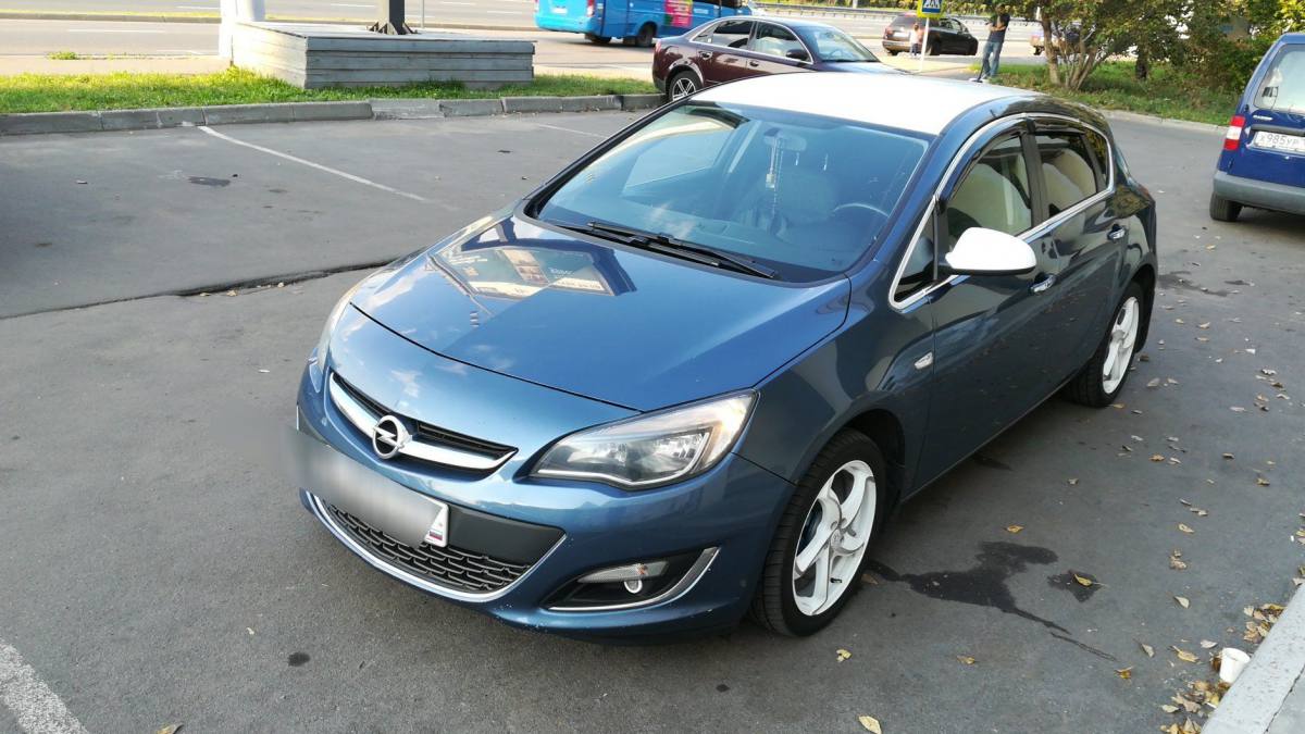 Opel Astra J Рестайлинг 2013